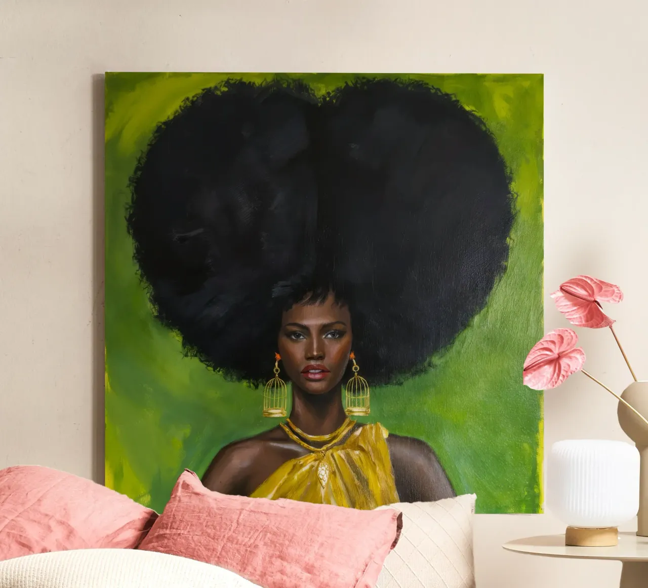 Grazia d'oro tela con Cornice a cassetta da Ebony Carpenter