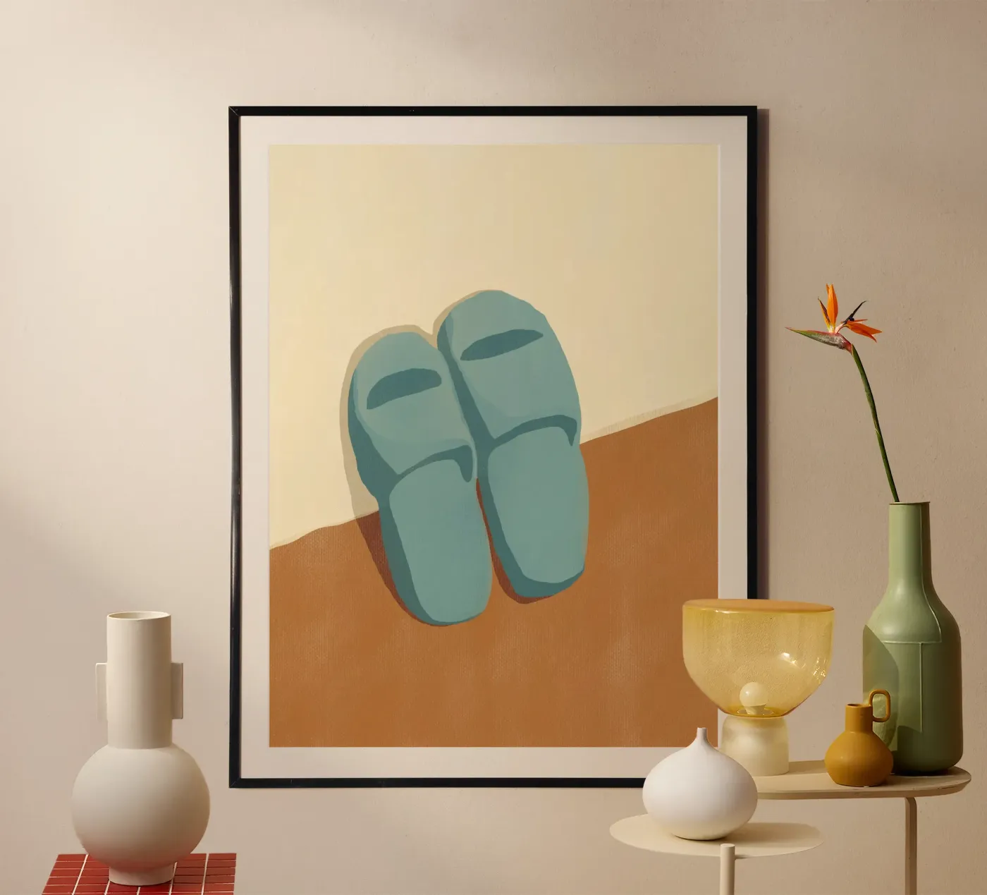 Blue Slippers poster da Little Dean