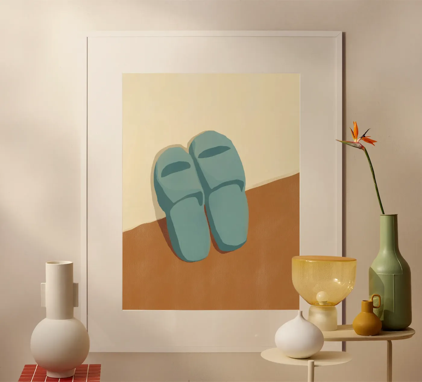 Blue Slippers poster da Little Dean