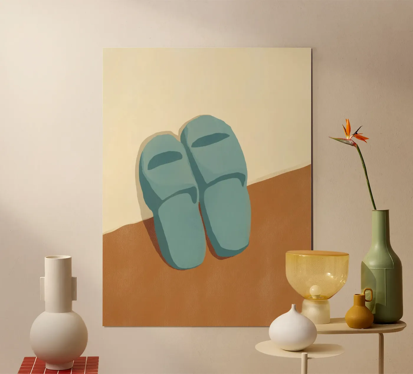 Blue Slippers poster da Little Dean