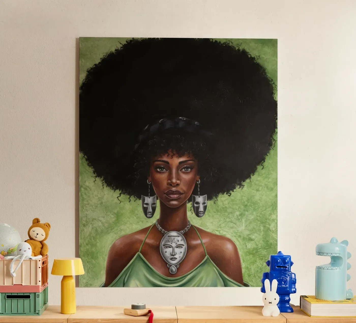 Regal Beauty acryl van Ebony Carpenter