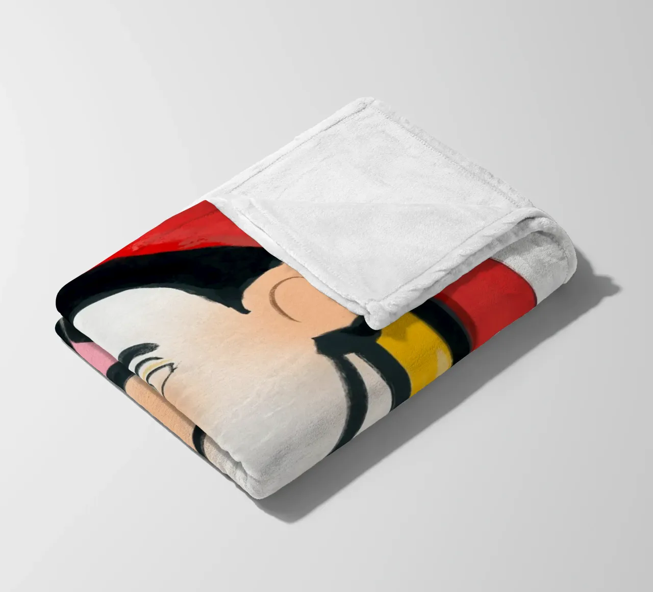La ragazza con la camicetta a scacchi coperta in pile da Little Dean