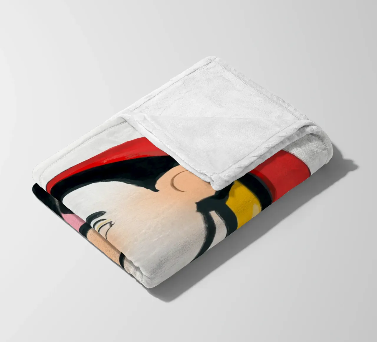 La ragazza con la camicetta a scacchi coperta in pile da Little Dean
