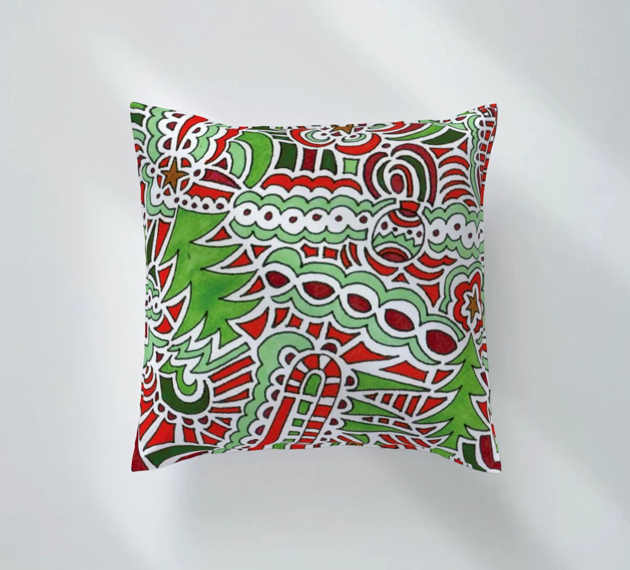 Christmas Tree Pattern cuscino da KP Design