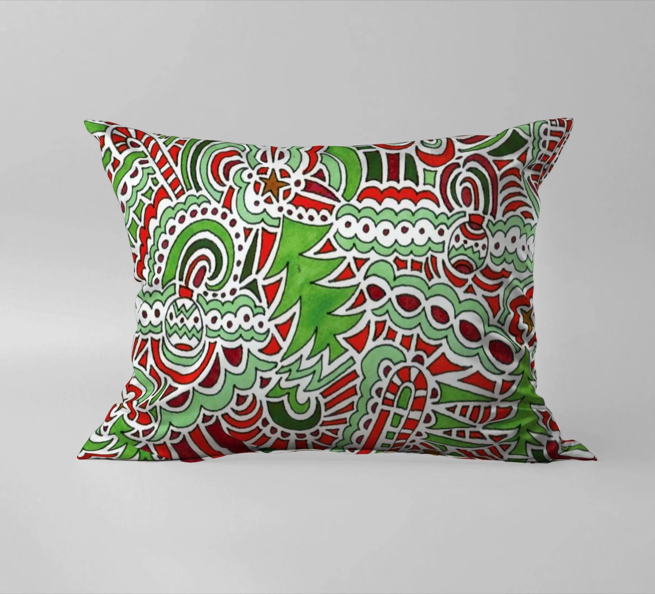 Christmas Tree Pattern cuscino da KP Design