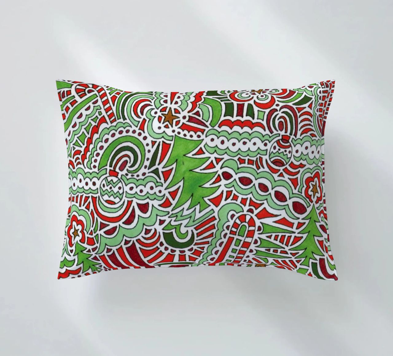 Christmas Tree Pattern cuscino da KP Design