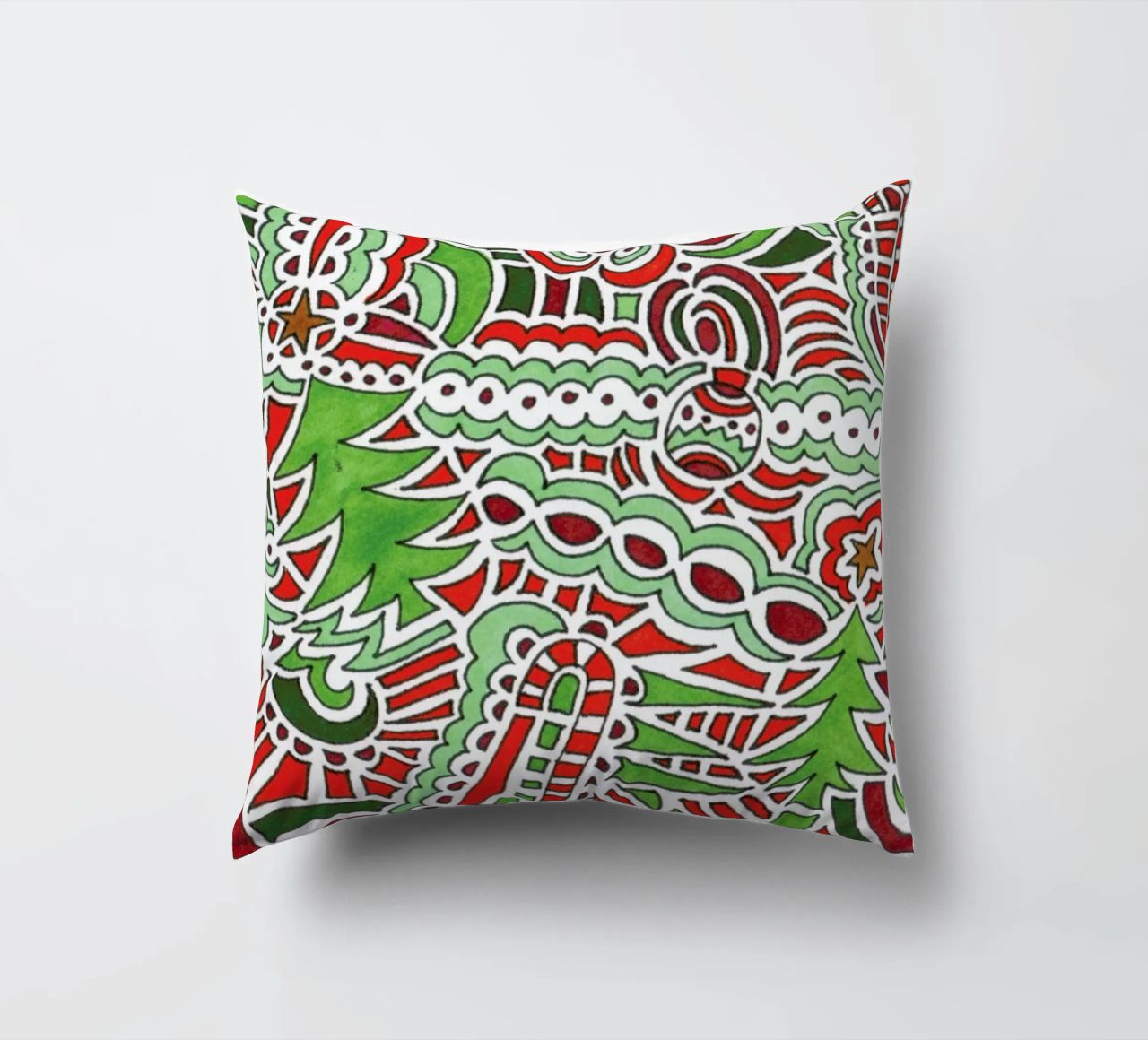Christmas Tree Pattern cuscino da KP Design