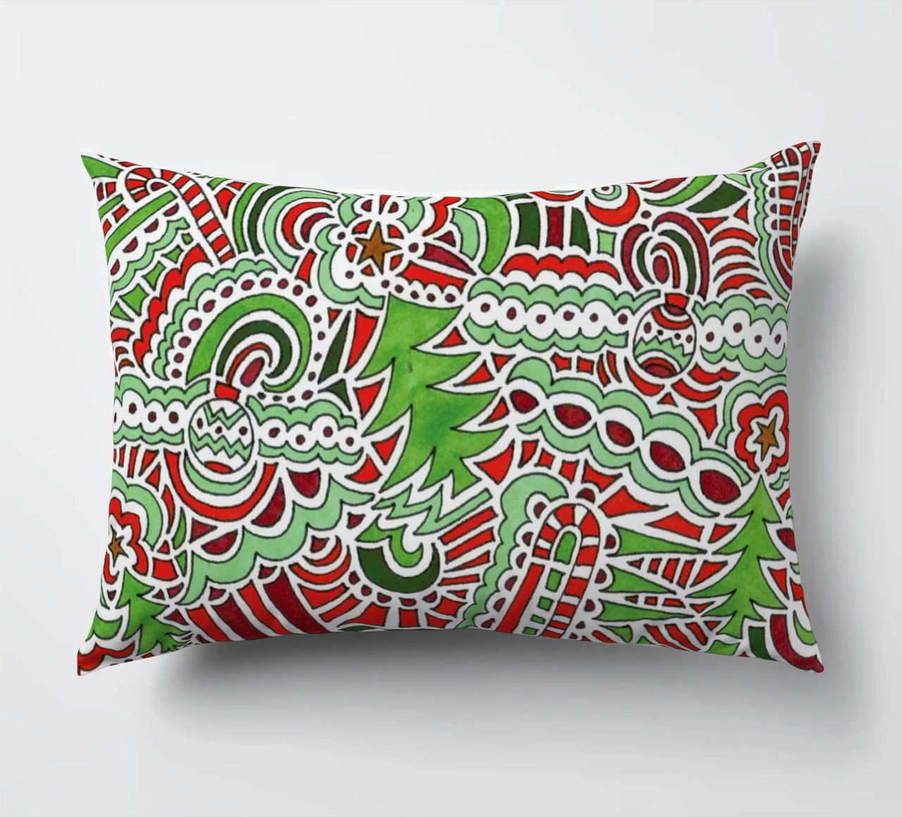 Christmas Tree Pattern cuscino da KP Design