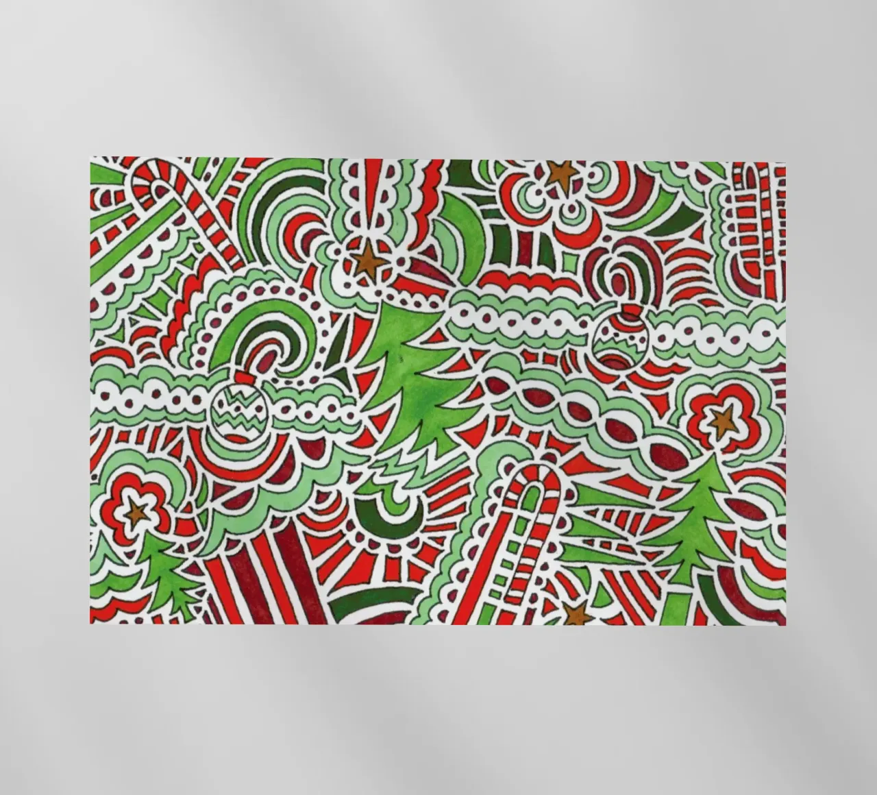 Christmas Tree Pattern backlit folie van KP Design