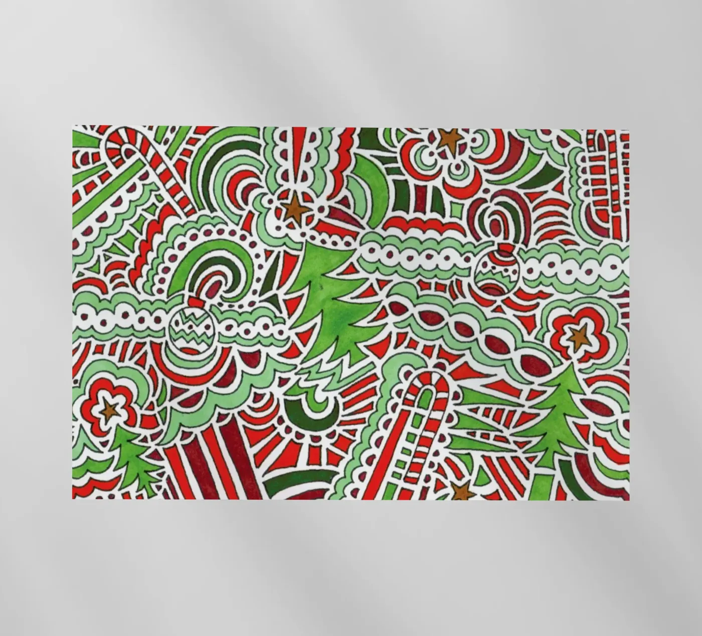 Christmas Tree Pattern backlit film by KP Design