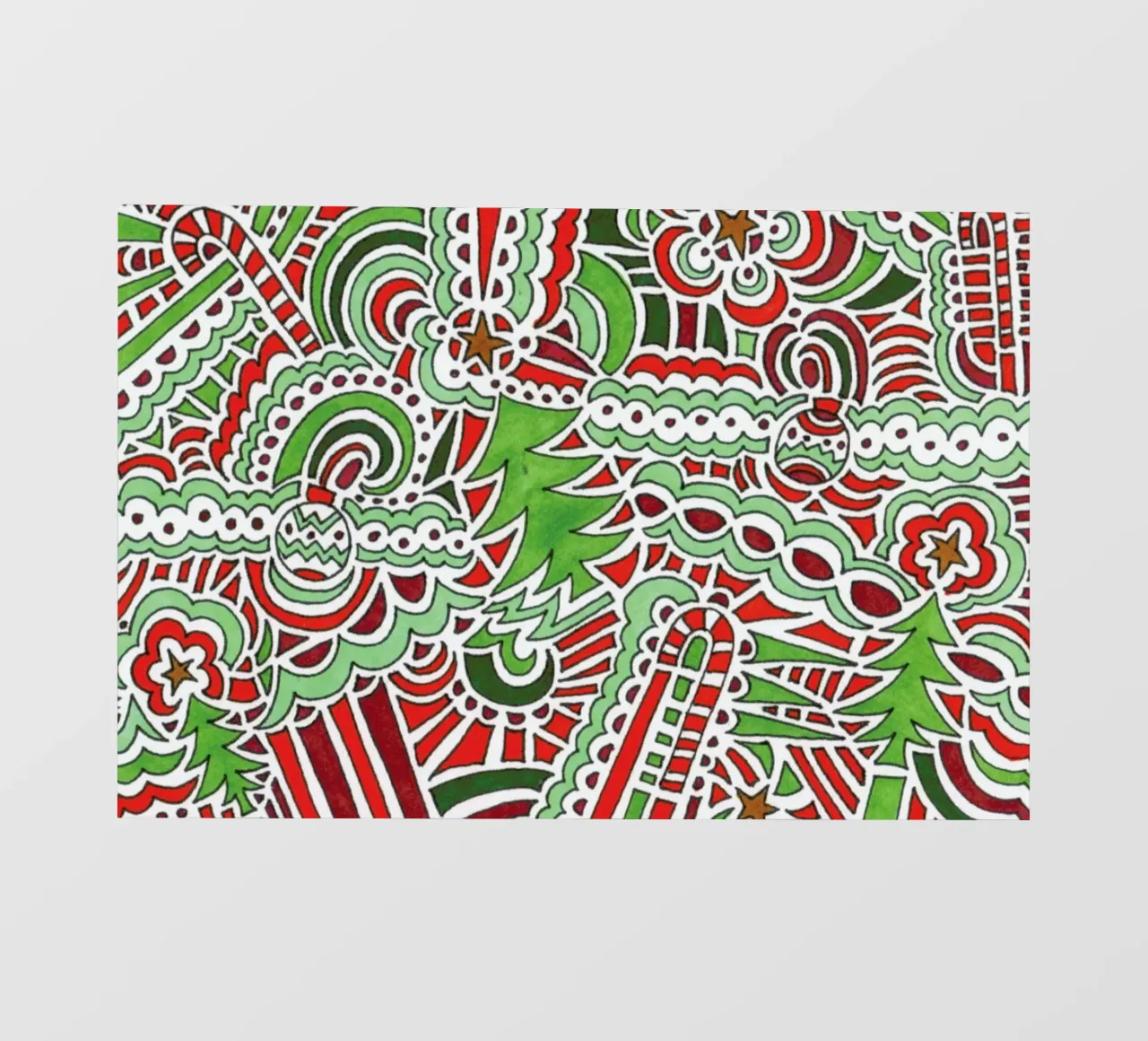Christmas Tree Pattern backlit folie van KP Design