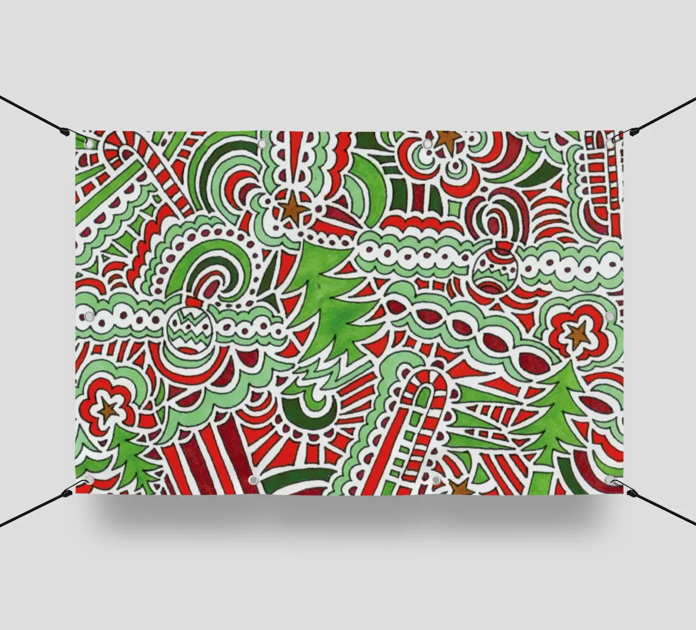 Christmas Tree Pattern telo in pvc da KP Design