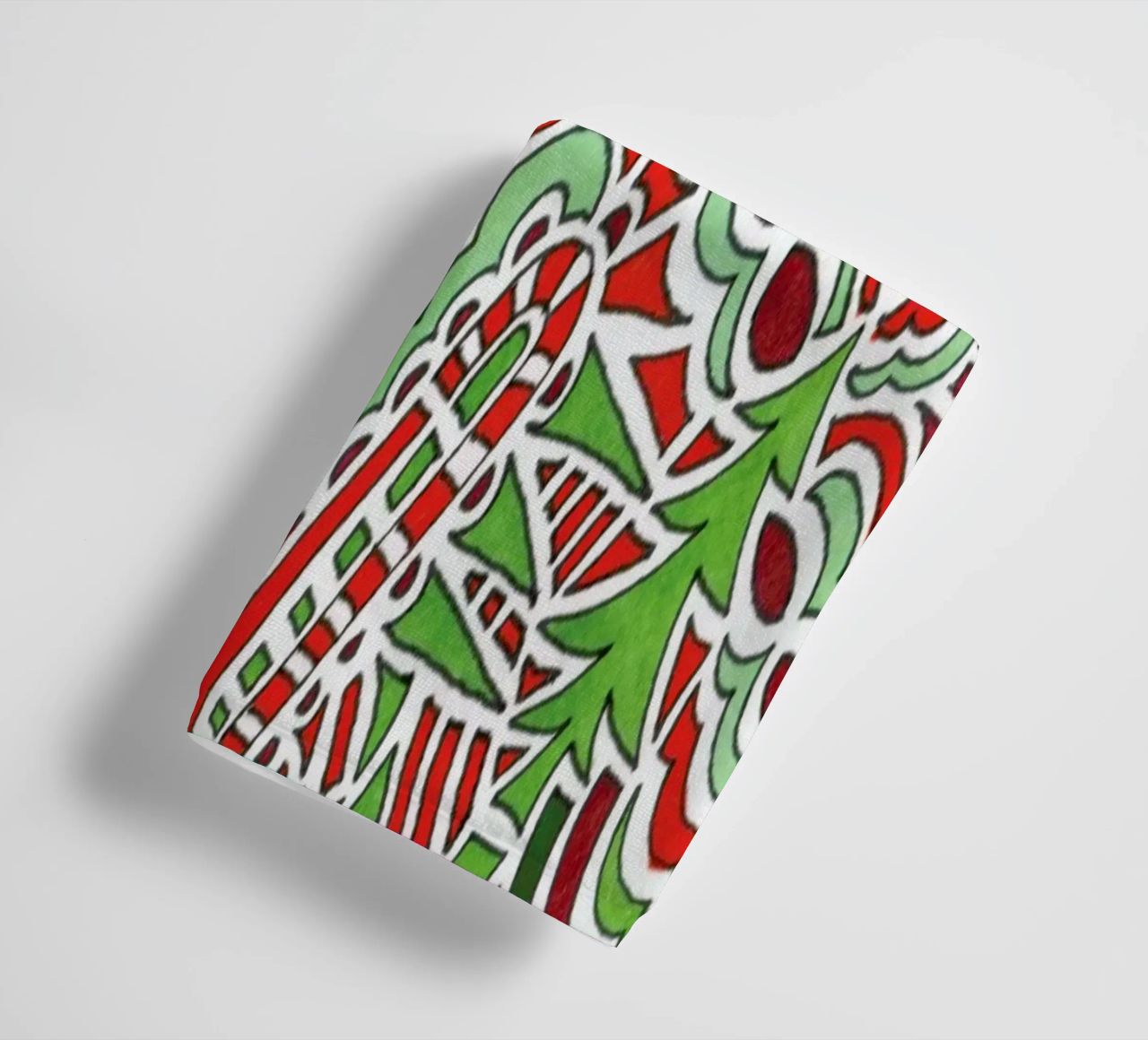 Christmas Tree Pattern asciugamano da bagno da KP Design