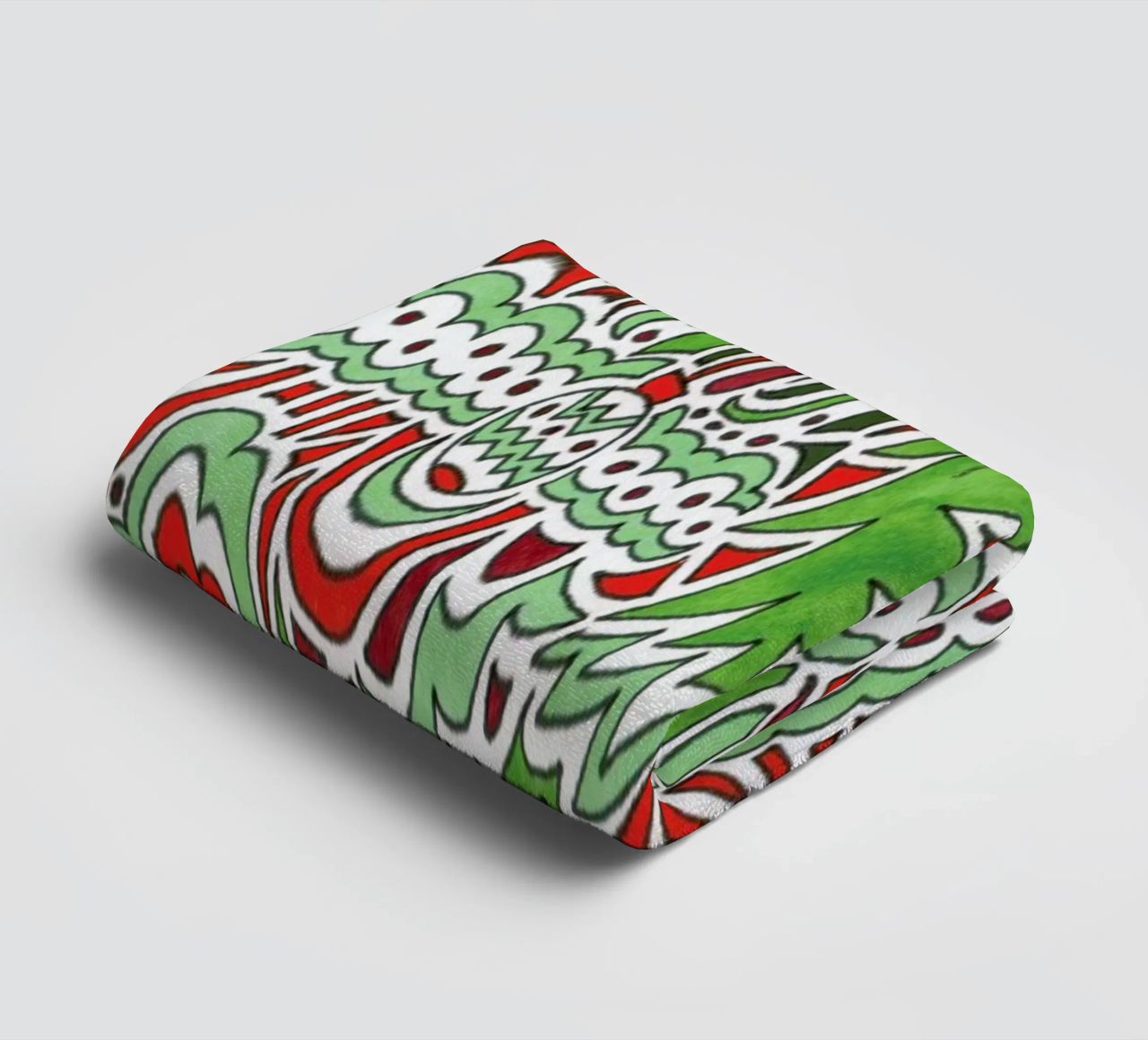 Christmas Tree Pattern asciugamano da bagno da KP Design