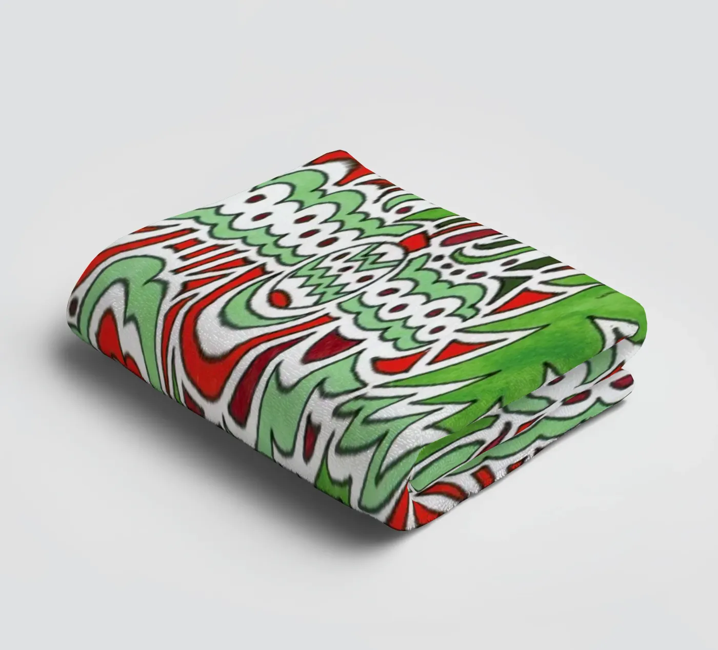 Christmas Tree Pattern badhanddoek van KP Design
