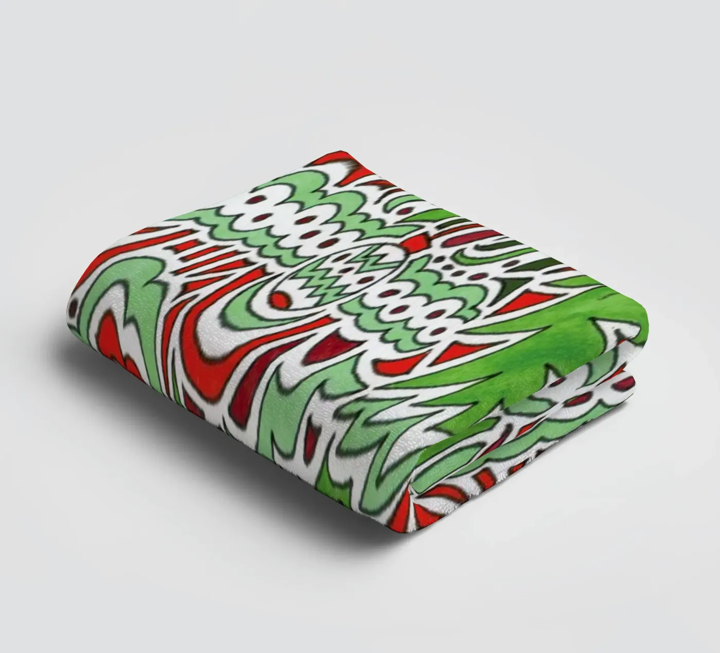 Christmas Tree Pattern Handtuch von KP Design