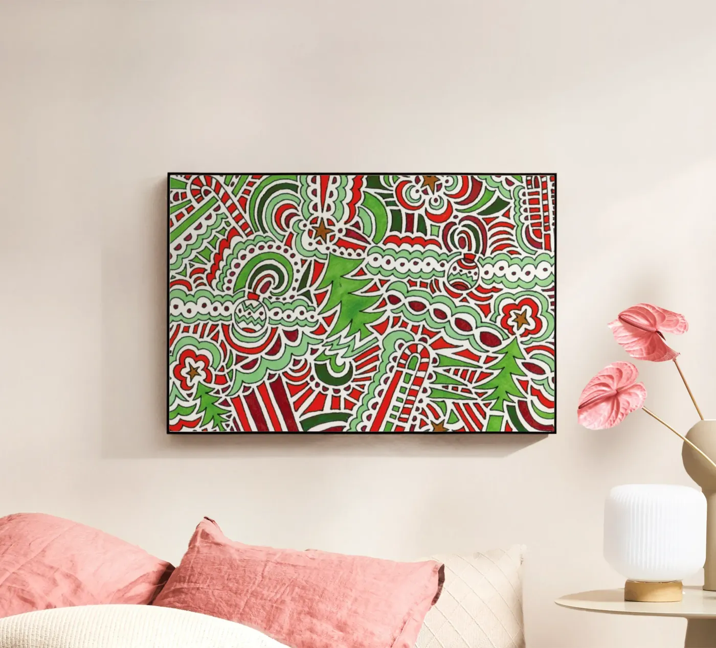 Christmas Tree Pattern plexiglas de KP Design
