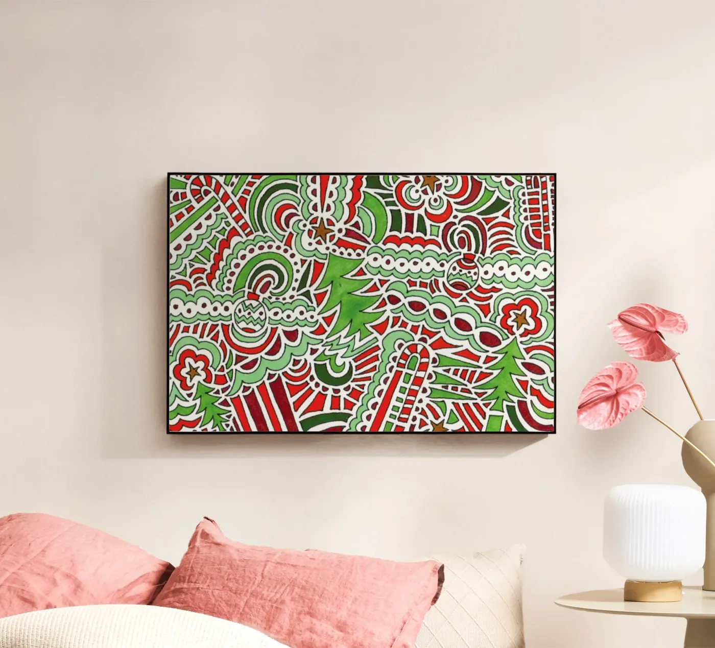 Christmas Tree Pattern plexiglas de KP Design