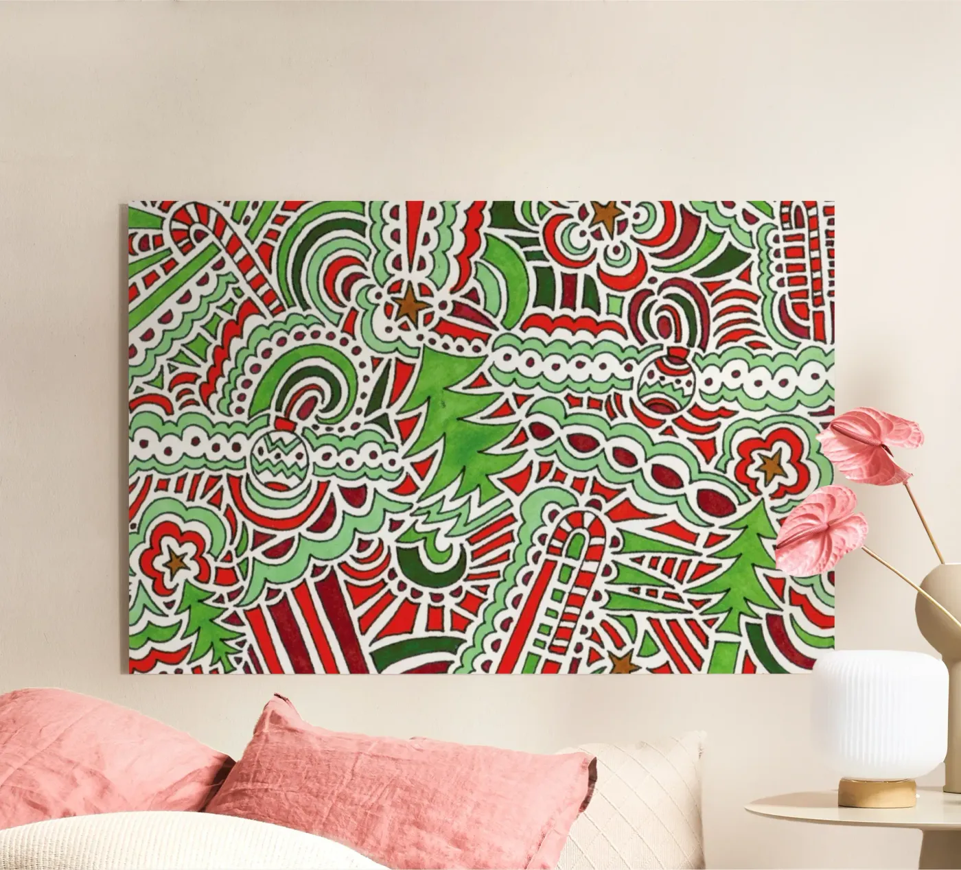 Christmas Tree Pattern plexiglas de KP Design