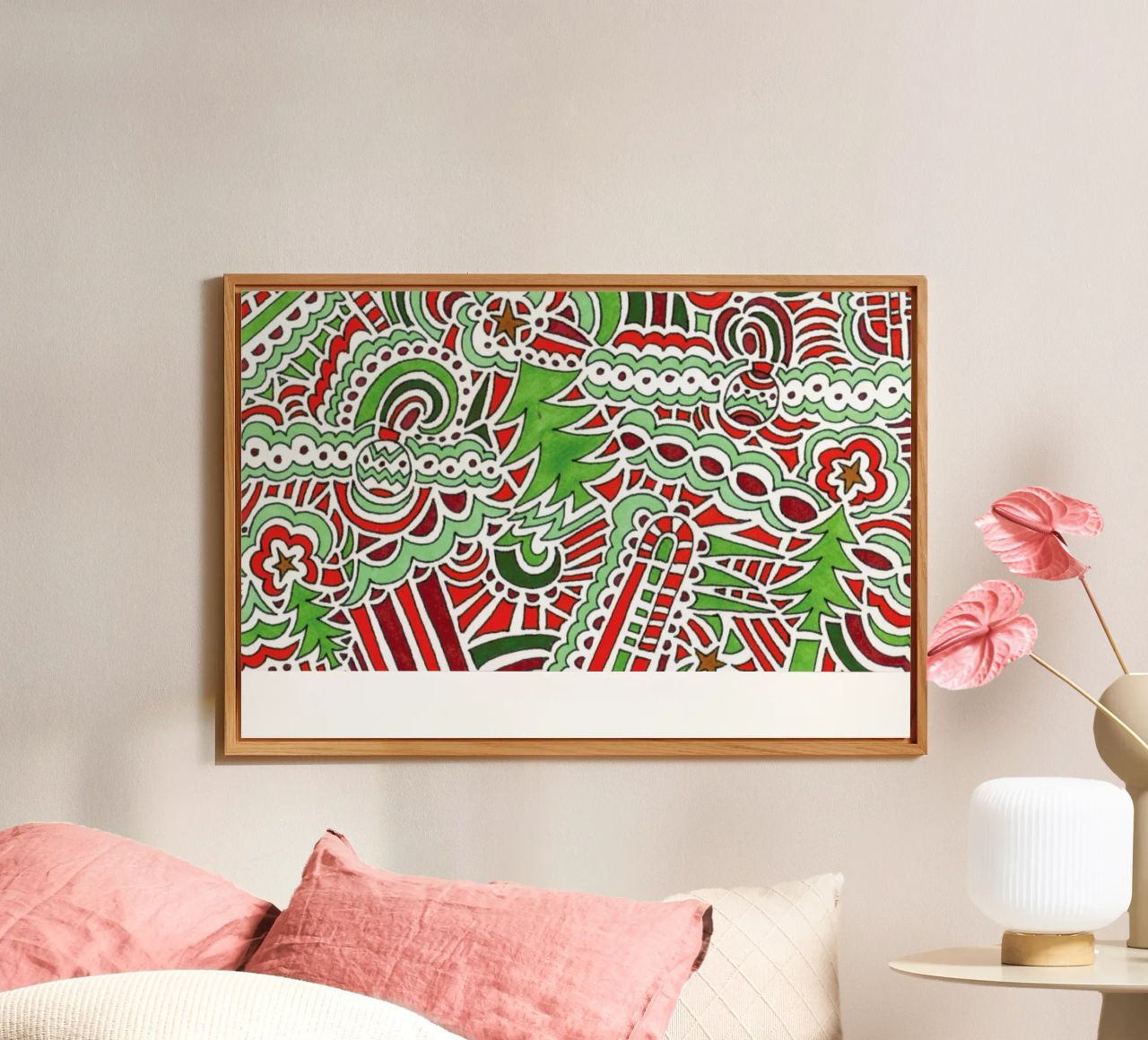 Christmas Tree Pattern alluminio dibond da KP Design