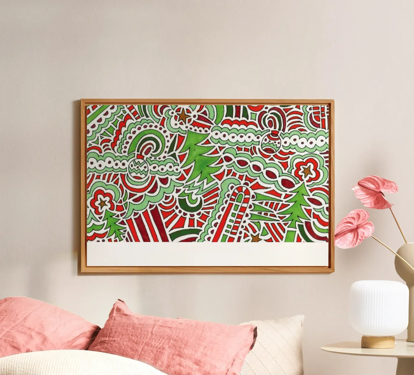 Christmas Tree Pattern pannello forex da KP Design