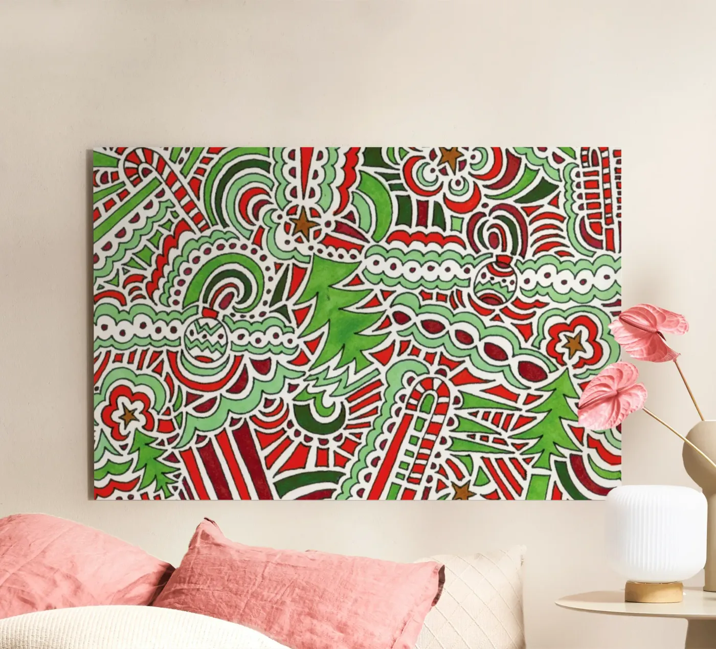 Christmas Tree Pattern pannello forex da KP Design