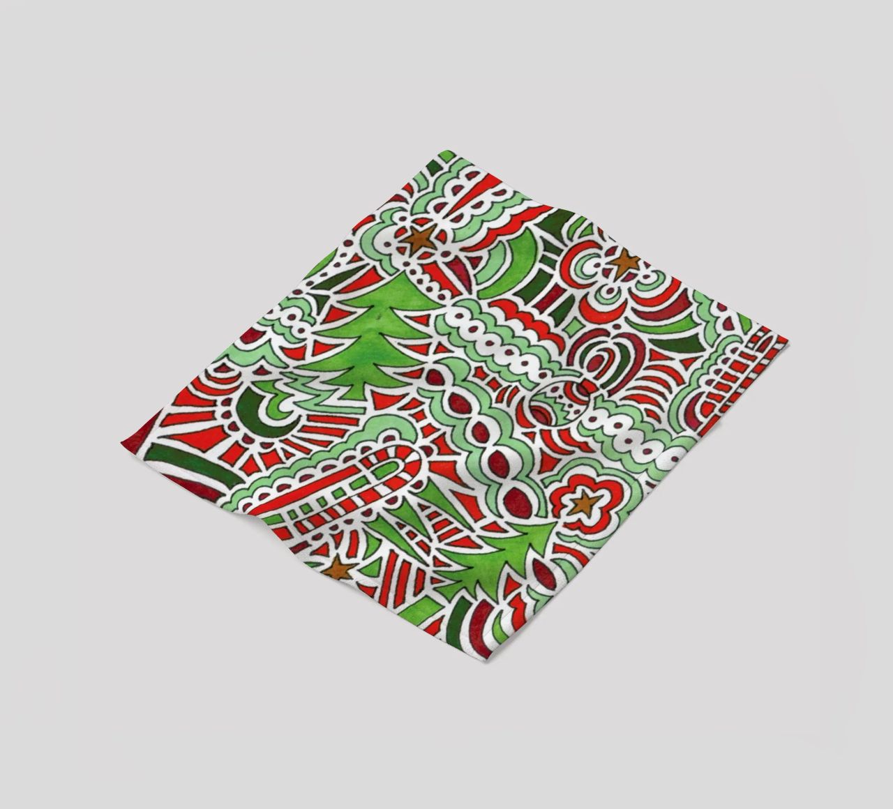 Christmas Tree Pattern coperta in pile da KP Design
