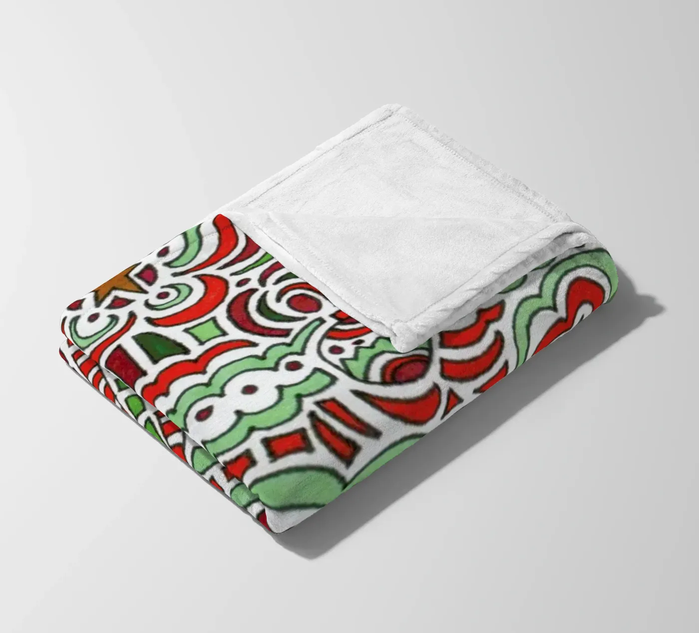 Christmas Tree Pattern fleecedeken van KP Design