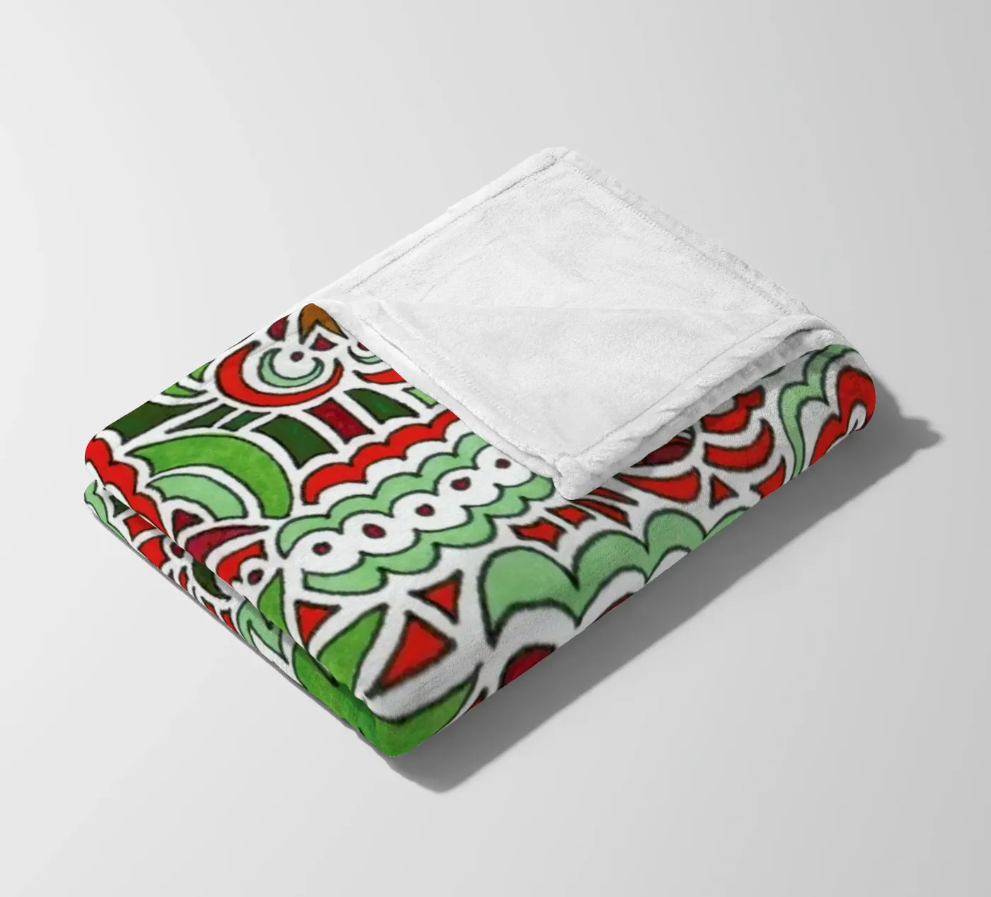 Christmas Tree Pattern fleecedeken van KP Design