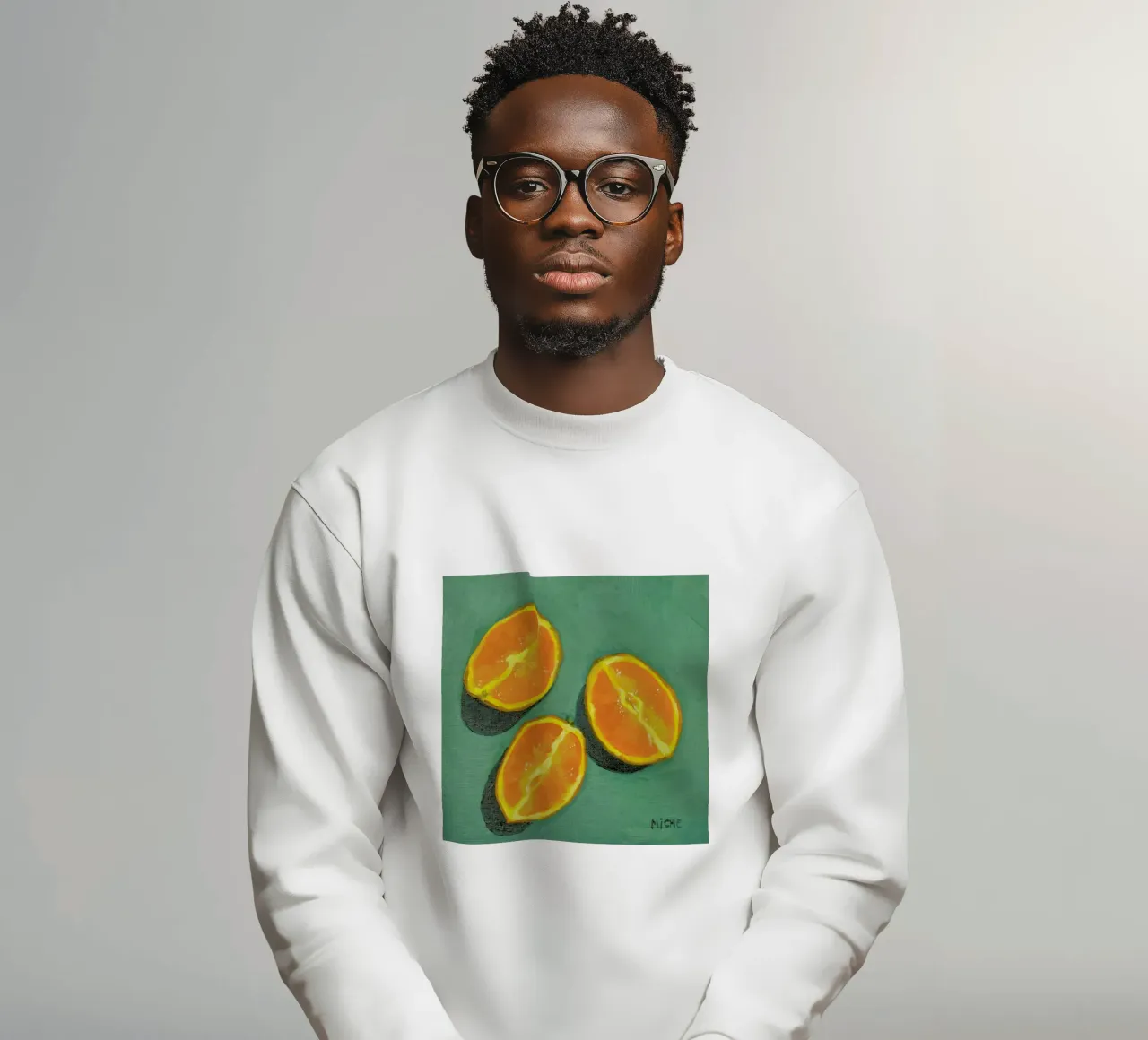 Orange Slices sweatshirt van Miche Watkins
