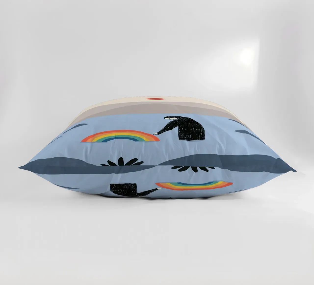 Essere con l'arcobaleno cuscino da Little Dean