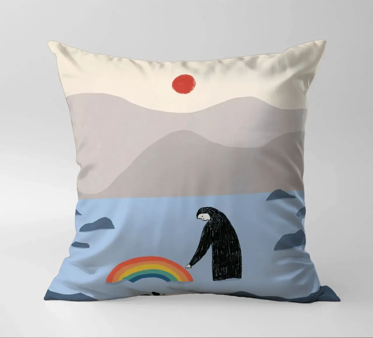 Essere con l'arcobaleno cuscino da Little Dean