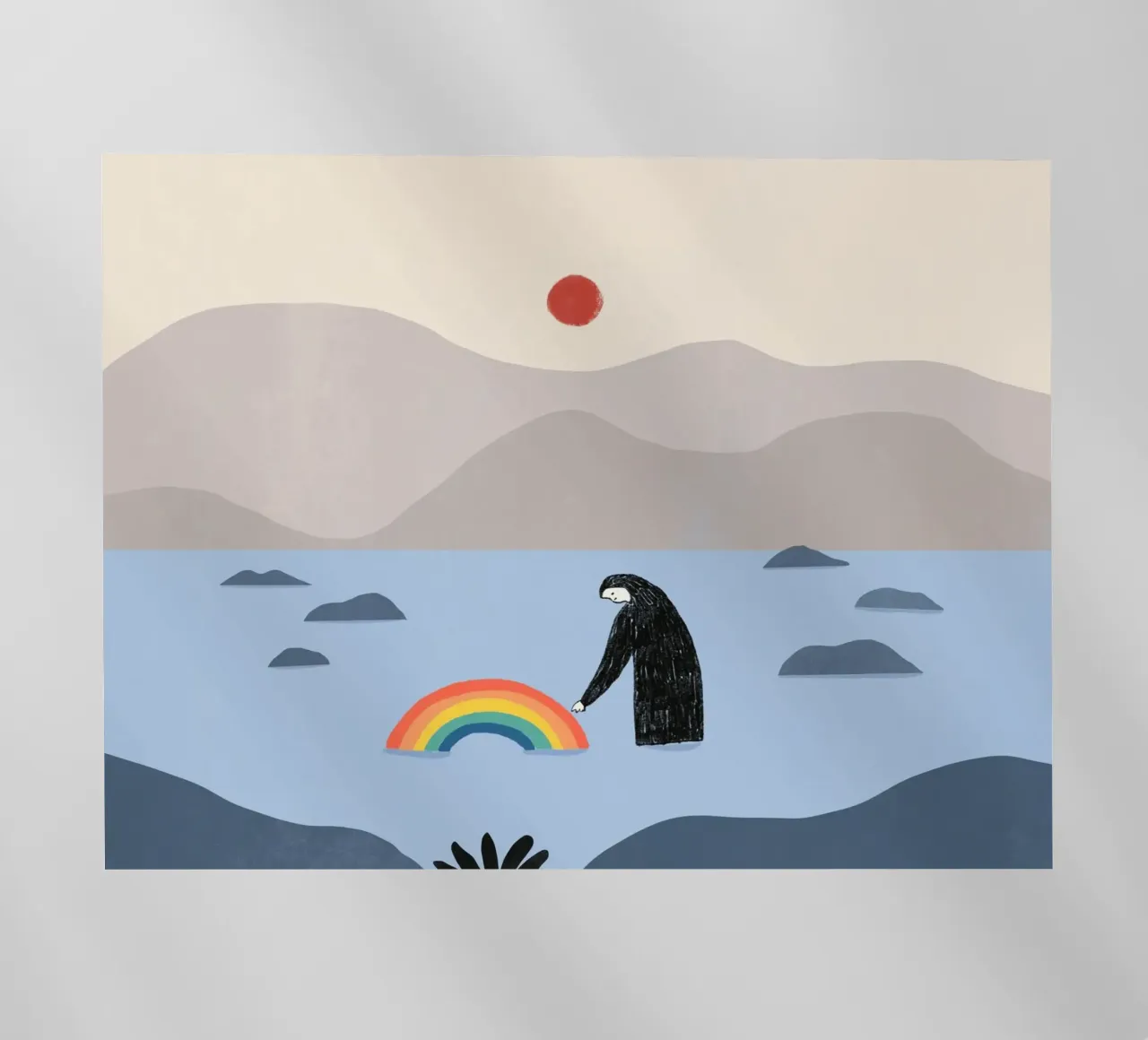 Essere con l'arcobaleno pellicola backlit da Little Dean