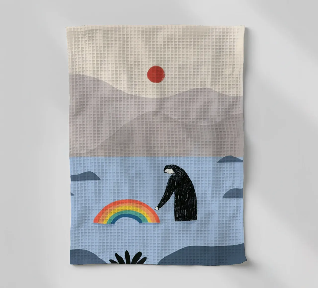Essere con l'arcobaleno canovaccio da cucina da Little Dean