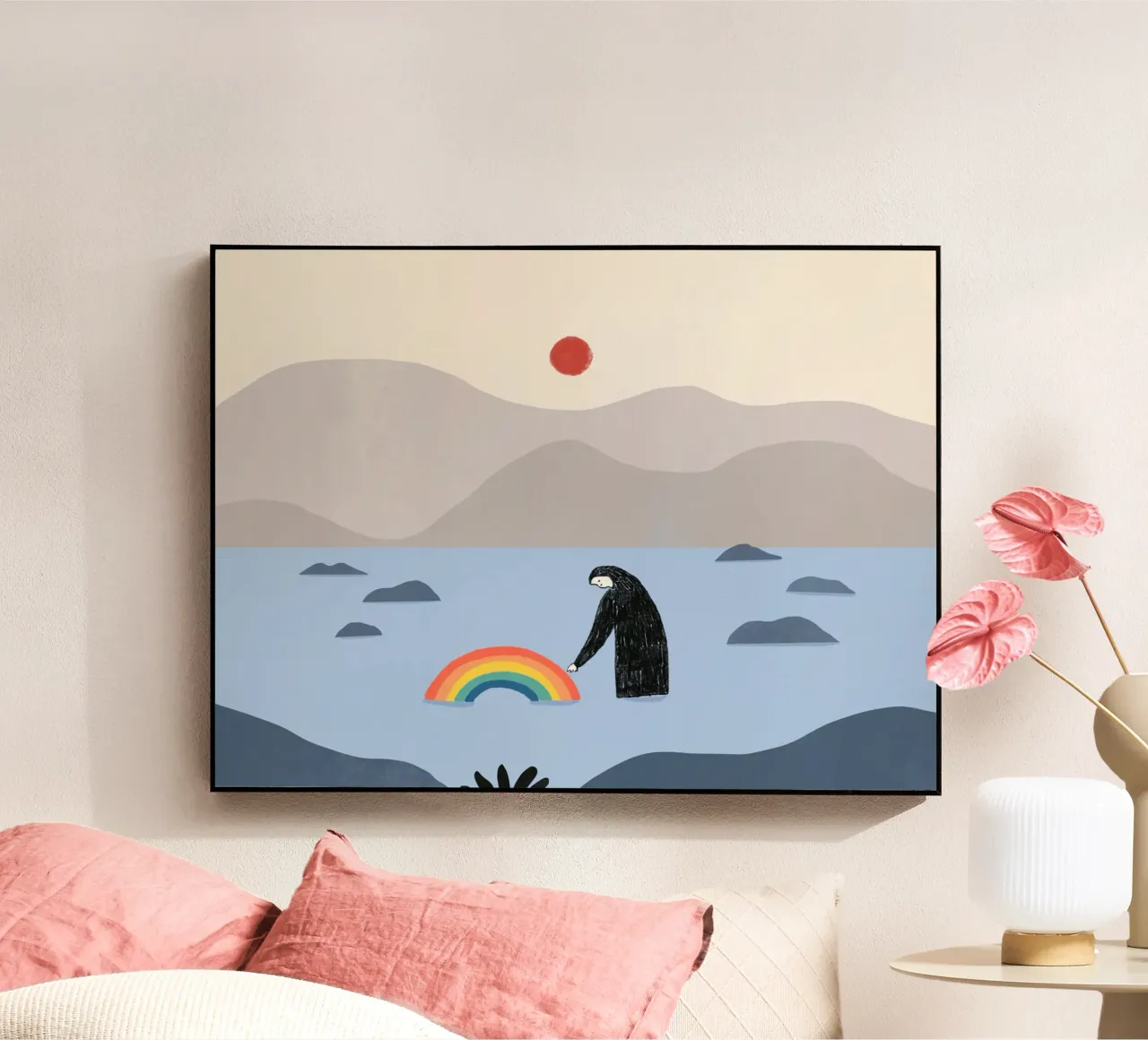 Essere con l'arcobaleno plexiglass da Little Dean