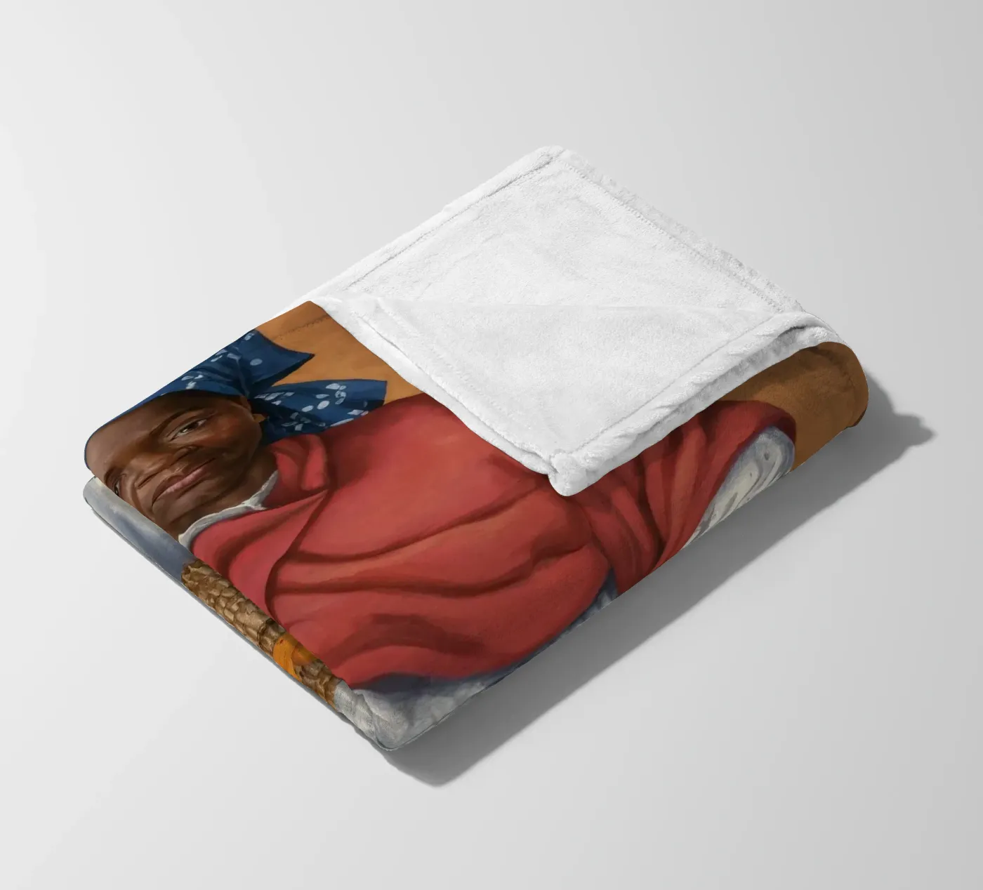 Oogstdame fleecedeken van Ebony Carpenter