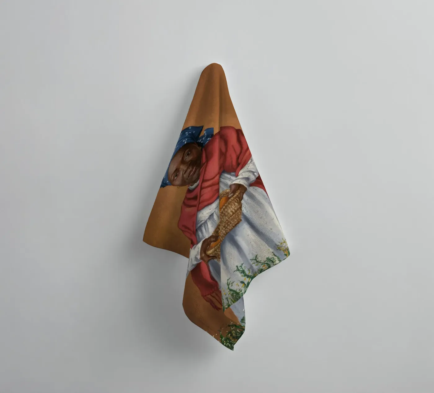 Oogstdame badhanddoek van Ebony Carpenter