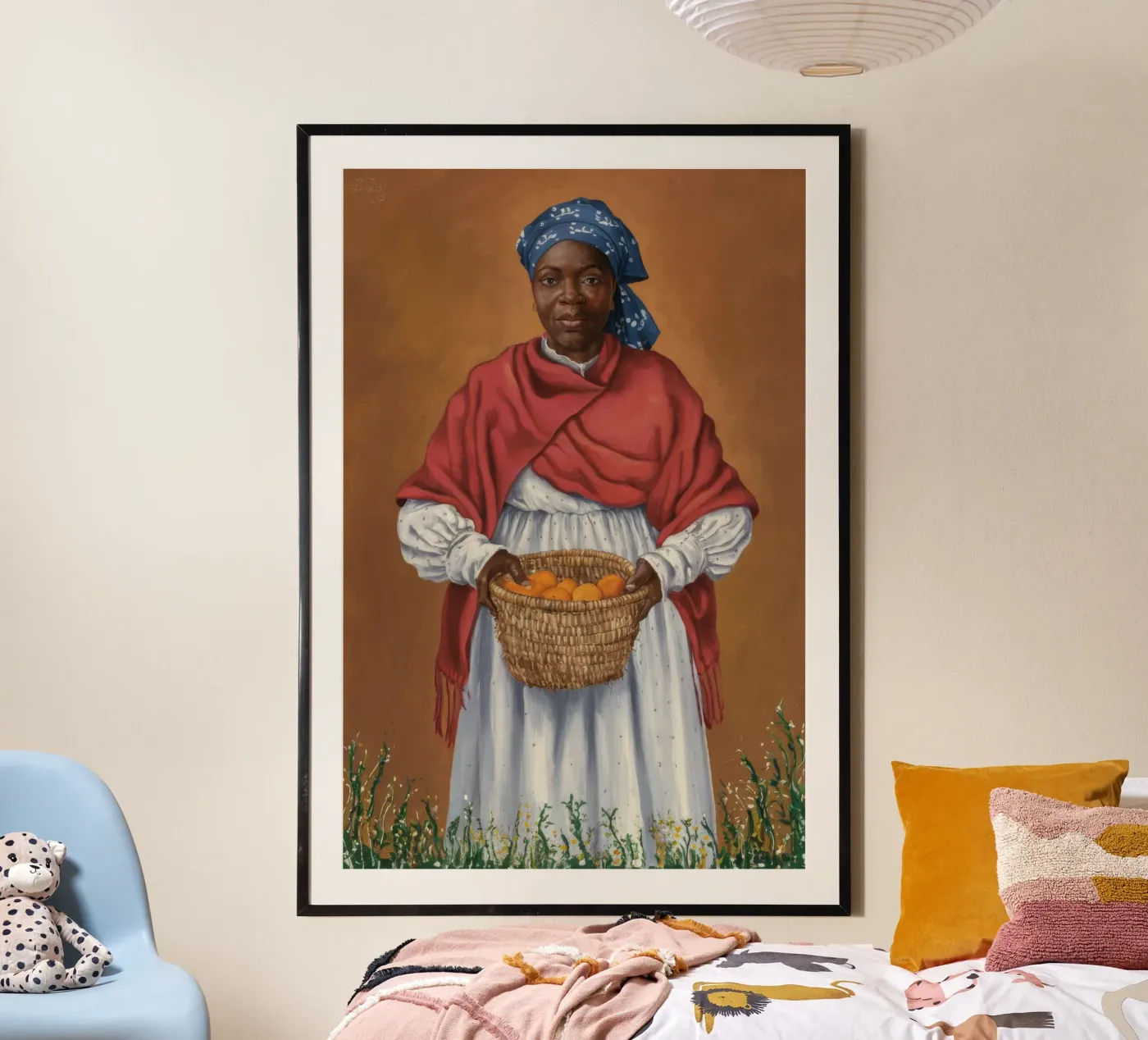 Oogstdame poster van Ebony Carpenter