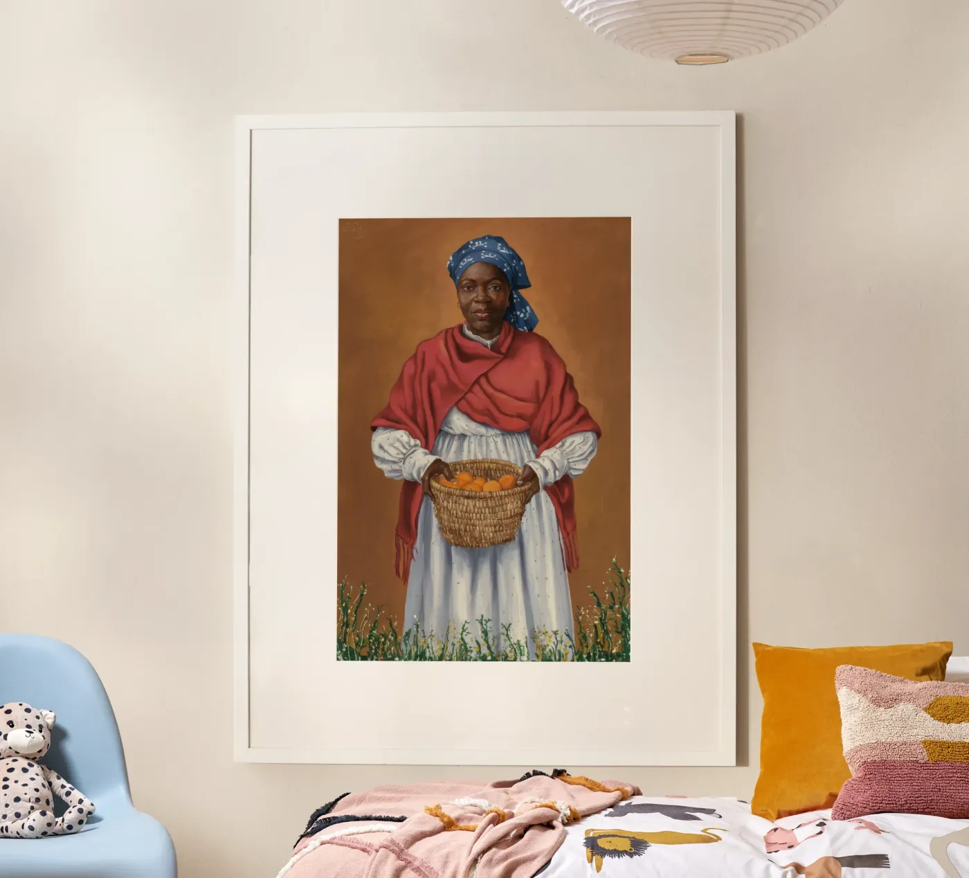 Oogstdame poster van Ebony Carpenter
