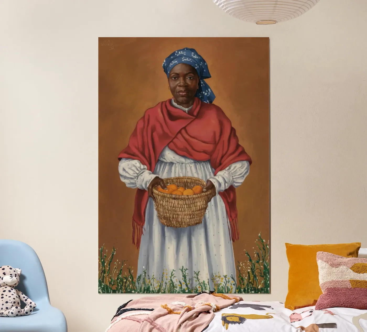Oogstdame poster van Ebony Carpenter