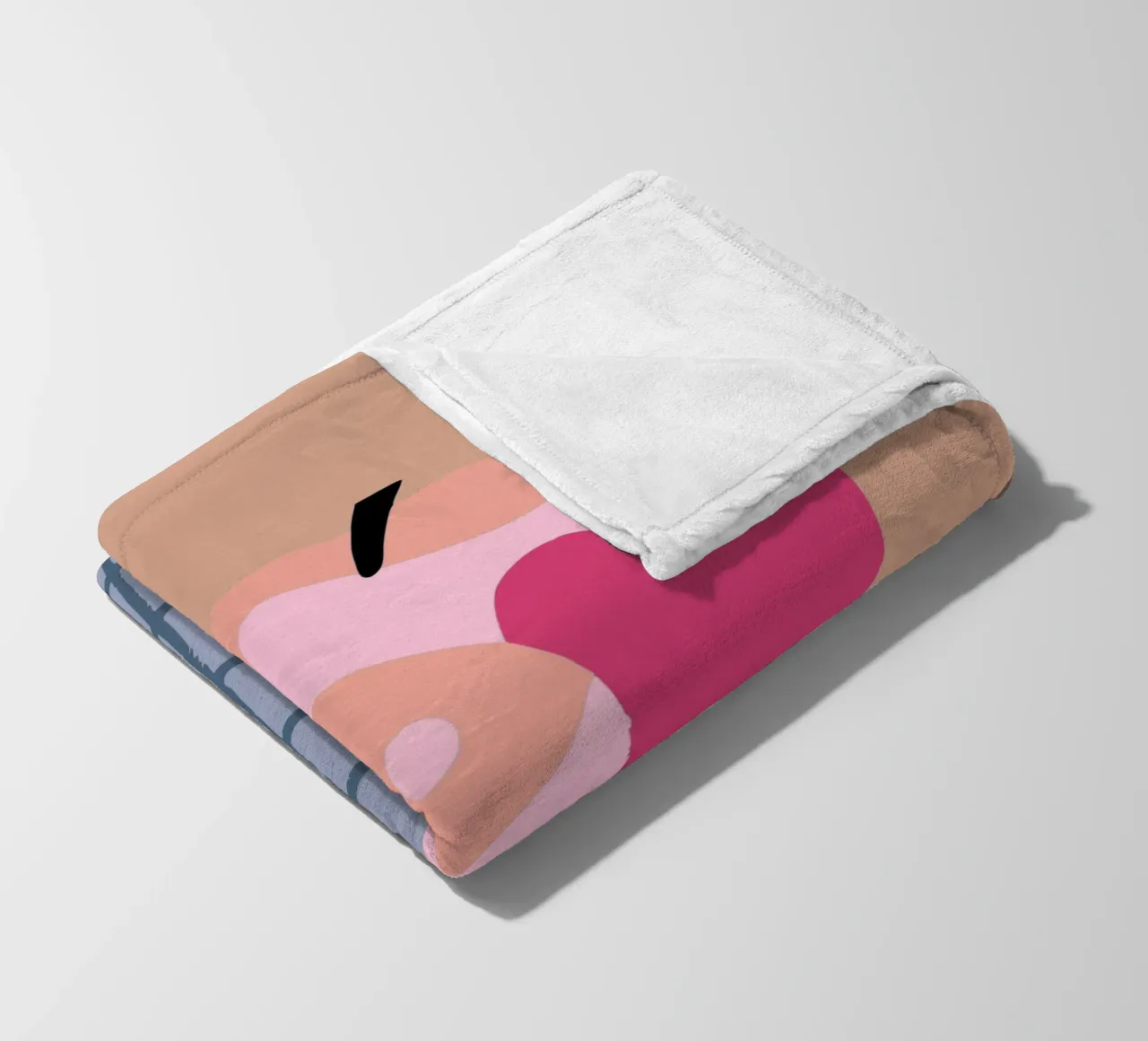Apfel Obst in einem Korb Fleecedecke von TRENDY POSTER SHOP