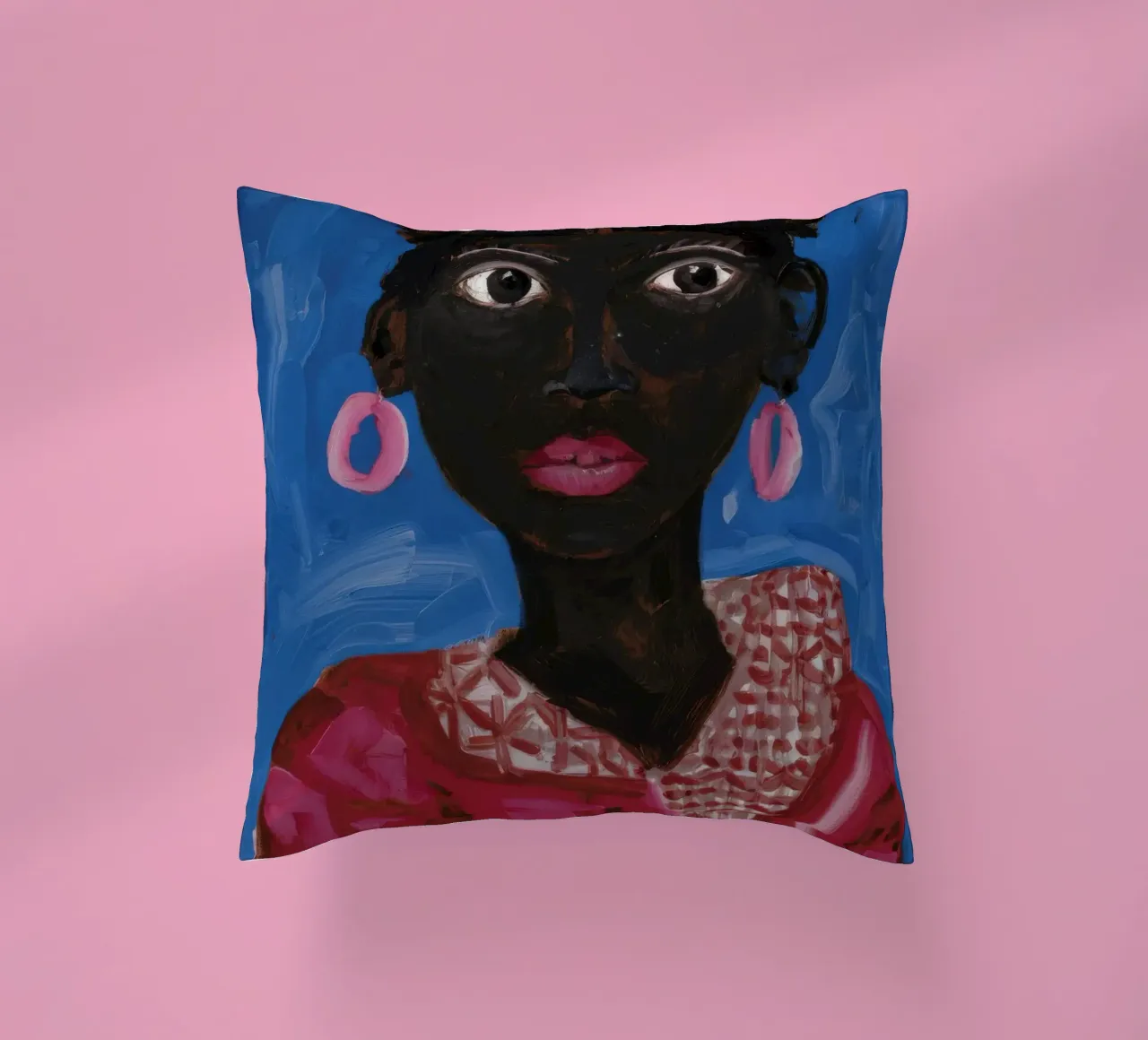 Bagliore rosa radioso cuscino da Ebony Carpenter