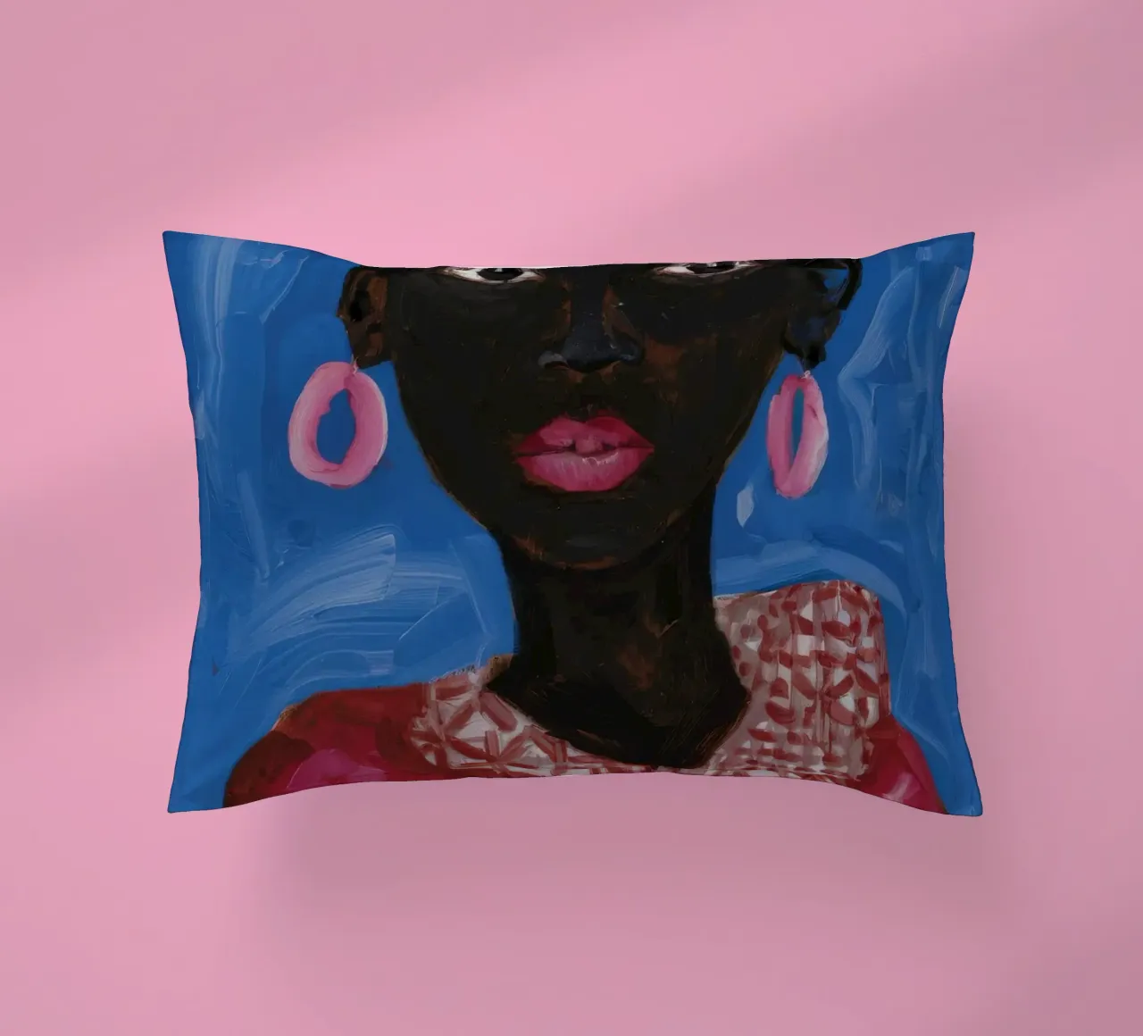 Bagliore rosa radioso cuscino da Ebony Carpenter