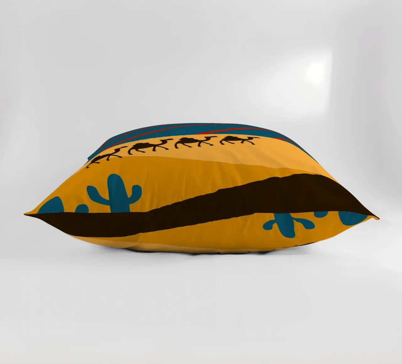 Cammelli e cactus cuscino da TRENDY POSTER SHOP