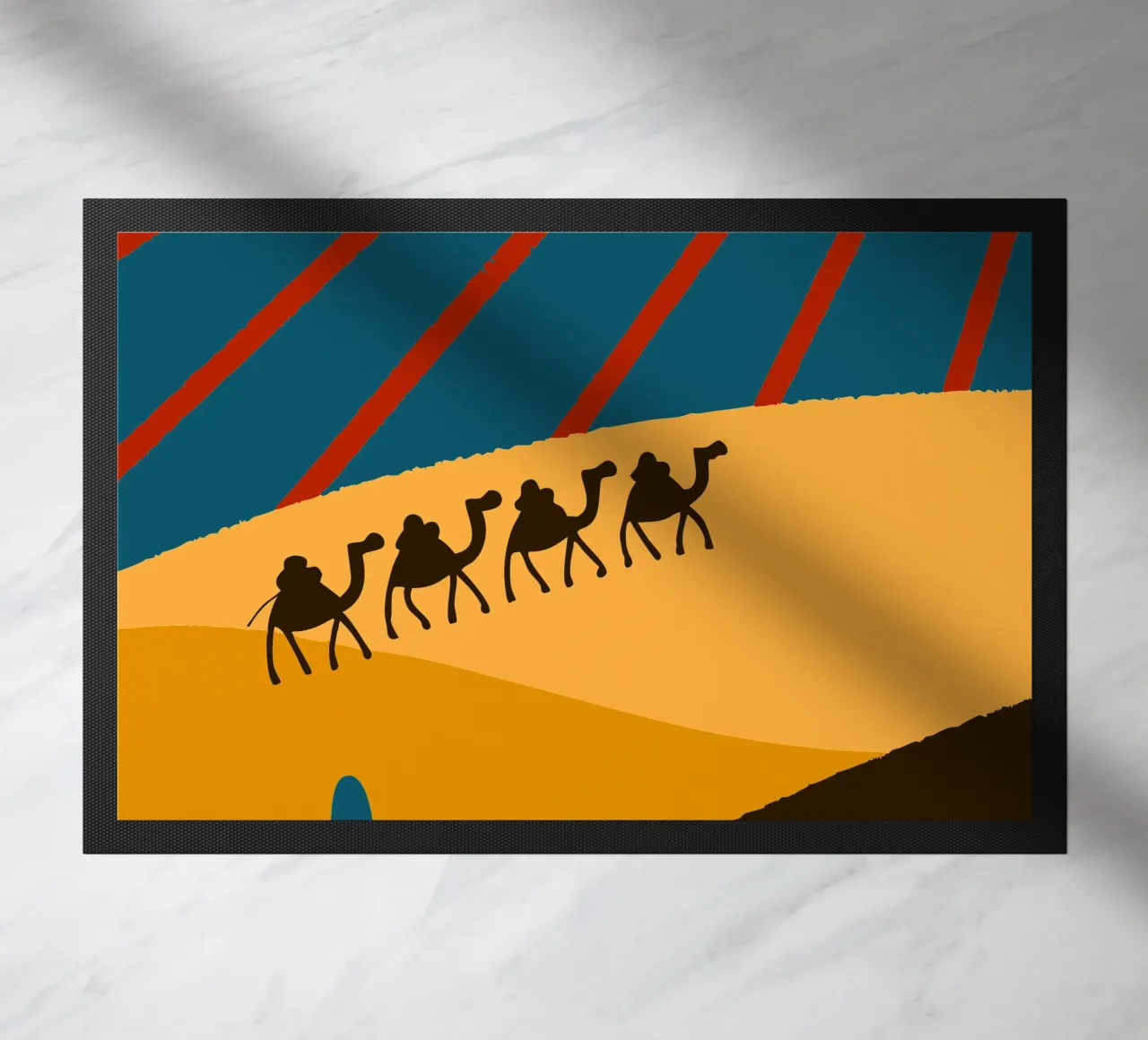 Cammelli e cactus zerbino da TRENDY POSTER SHOP