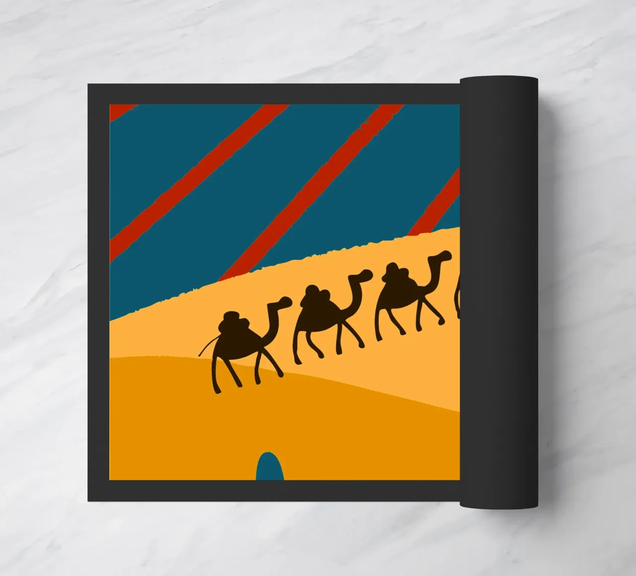 Cammelli e cactus zerbino da TRENDY POSTER SHOP