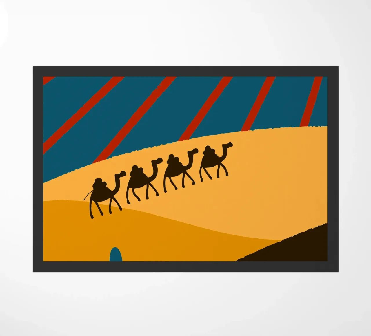 Cammelli e cactus zerbino da TRENDY POSTER SHOP