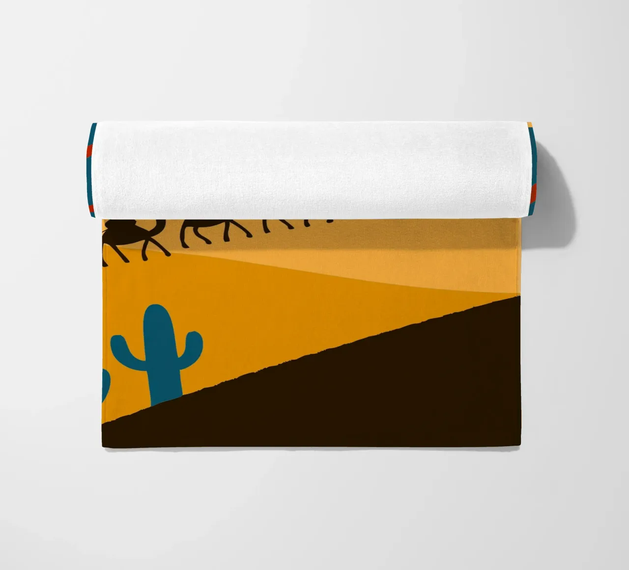 Cammelli e cactus telo mare da TRENDY POSTER SHOP