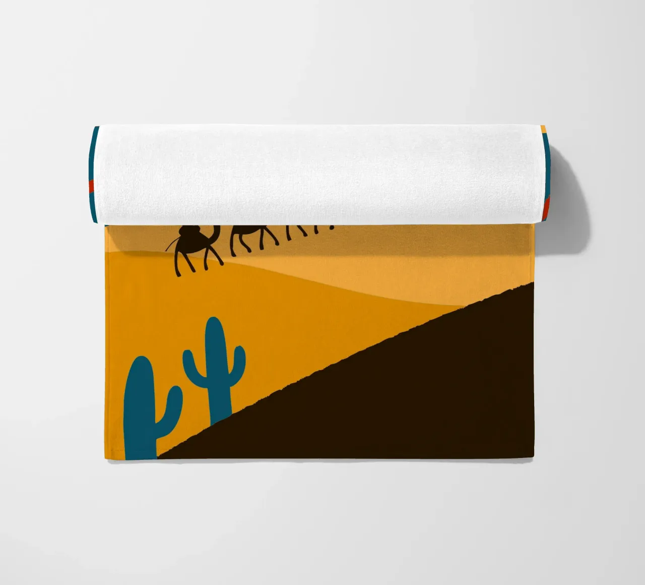 Cammelli e cactus telo mare da TRENDY POSTER SHOP