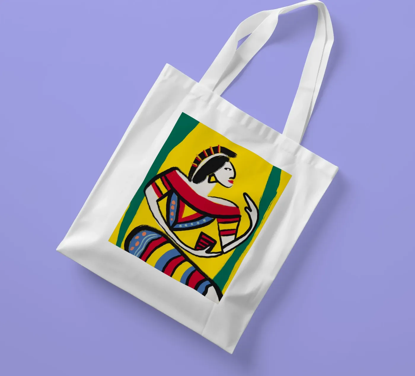 Native dancer tote bag by Little Dean